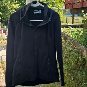 Athleta Women's Black Lightweight Hooded Jacket Sz S